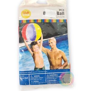 VTG My Sunshine Beach Ball 24" Inflatable Toy NOS Sealed Y2K Retro RARE